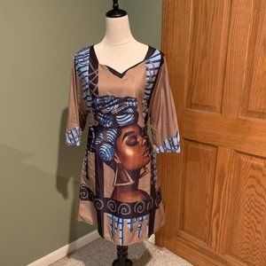 LIGHT WEIGHT DRESS WITH POCKETS SIZE M  #378